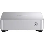 ПК Мини Chuwi AuBox Ryzen 7 8745HS (3.8) 16Gb SSD512Gb 780M Windows 11 Pro 2x2.5GbitEth WiFi BT 120W серебристый/черный