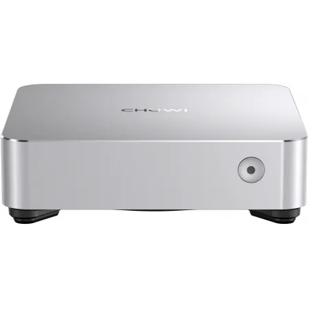 ПК Мини Chuwi AuBox Ryzen 7 8745HS (3.8) 16Gb SSD512Gb 780M Windows 11 Pro 2x2.5GbitEth WiFi BT 120W серебристый/черный