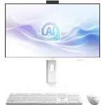 Моноблок MSI Modern AM273QP AI 1UM-095XRU 27" WQHD Core Ultra 7 155H (1.4) 16Gb SSD1Tb Graphics CR без ОС 2.5xGbitEth WiFi BT 120W клавиатура мышь Cam белый 2560x1440