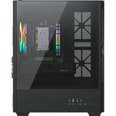 ПК Teclast G03 Ryzen 5 7500F (3.7) 32Gb SSD1Tb Arc B580 12Gb Windows 11 Pro GbitEth WiFi BT 500W черный (G03 7500F32G1TB580BKRU)