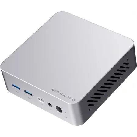 Неттоп Digma Pro Minimax X5 i5 13420H (2.1) 16Gb SSD512Gb UHDG Windows 11 Pro GbitEth WiFi BT 100W серебристый (DPP5-ADXW07)