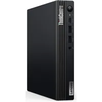 Неттоп Lenovo ThinkCentre Tiny M70q-5 slim i5 14400T (1.5) 16Gb SSD512Gb UHDG 730 Windows 11 Pro 64 GbitEth WiFi BT 90W мышь клавиатура черный (12TD004HUM)