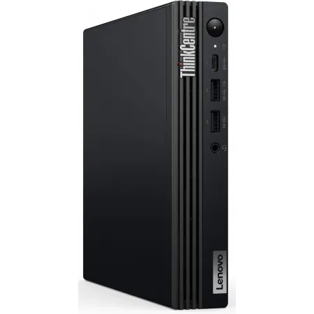 Неттоп Lenovo ThinkCentre Tiny M70q-5 slim i5 14400T (1.5) 16Gb SSD512Gb UHDG 730 Windows 11 Pro 64 GbitEth WiFi BT 90W мышь клавиатура черный (12TD004HUM)