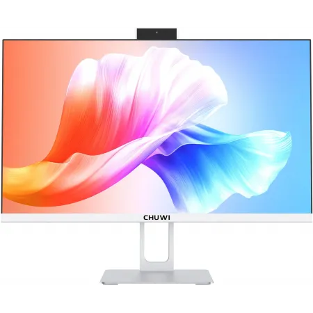 Моноблок Chuwi Unitech 24 23.8" Full HD i3 1220P (1.5) 16Gb SSD512Gb UHDG Windows 11 Pro GbitEth WiFi BT 90W клавиатура мышь Cam белый/серебристый 1920x1080