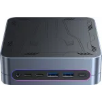 Неттоп Chuwi LarkBox S i3 1220P (1.5) 16Gb SSD512Gb UHDG Windows 11 Pro GbitEth WiFi BT 90W серый/черный