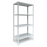 Стеллаж Практик MS пол.:4 единая 1850x1000x300мм серый (S24199153402) Стеллаж Практик MS пол.:4 единая 1850x1000x300мм серый (S24199153402)