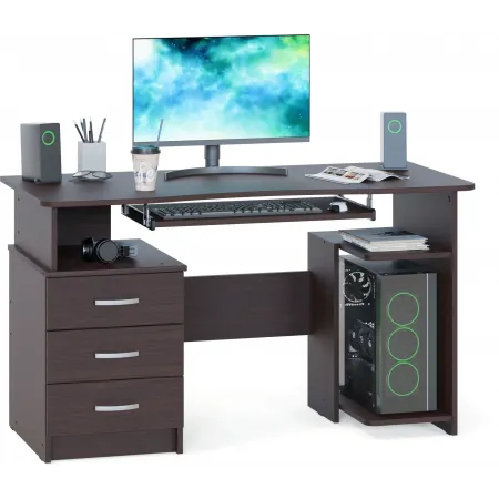 Стол для компьютера Сокол КСТ08.1 столешница ЛДСП венге (КСТ08.1В5)