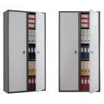 Шкаф бухгалтерский Aiko SL 185/2 1800x920x340мм 2 ключевых (S10799182002)