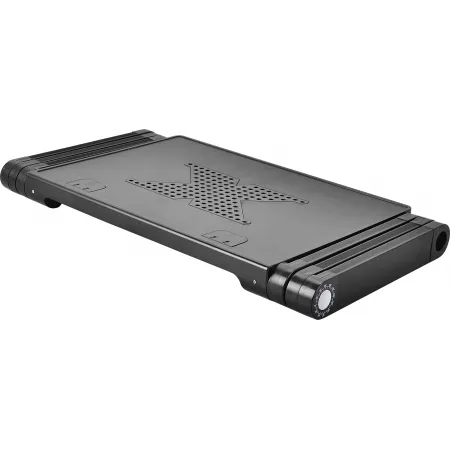 Стол для ноутбука Cactus CS-LS-T8-C черный 26x38см