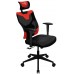 Кресло игровое Aerocool Guardian черный/красный сиденье черный экокожа/сетка с подголов. крестов. нейлон