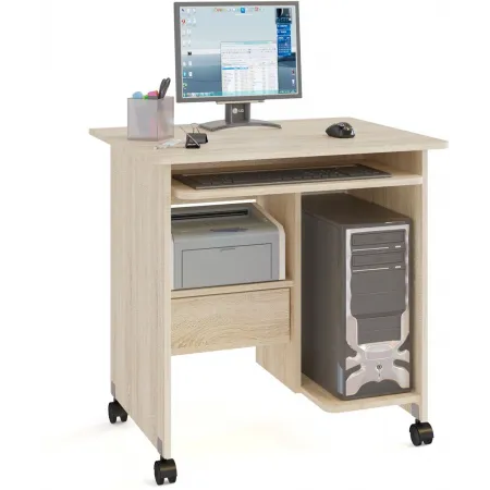 Стол для компьютера Сокол КСТ-10.1 столешница ЛДСП дуб сонома (КСТ10.1ДС5)