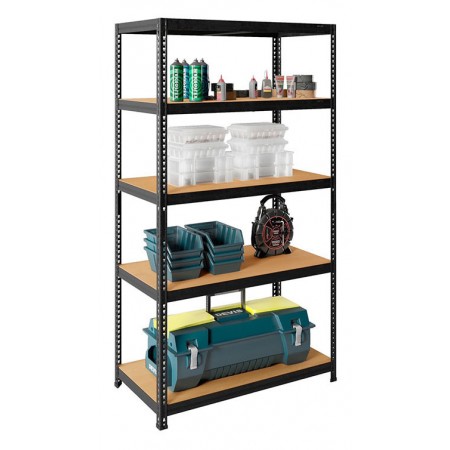 Стеллаж Практик SBL 180KD пол.:5 разборная 1803x900x450мм антрацит (S24499373409) Стеллаж Практик SBL 180KD пол.:5 разборная 1803x900x450мм антрацит (S24499373409)