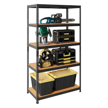 Стеллаж Практик SBL 180KD пол.:5 разборная 1803x1200x400мм антрацит (S24499375309) Стеллаж Практик SBL 180KD пол.:5 разборная 1803x1200x400мм антрацит (S24499375309)