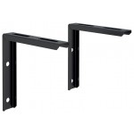 Комплект кронштейнов Практик S37399000015 для столов 2.5x13.5x13.5см антрацит Комплект кронштейнов Практик S37399000015 для столов 2.5x13.5x13.5см антрацит