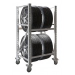 Стеллаж Практик MS Pro пол.:2 разборная 1350x781x606мм серебристый (S31399231258)