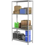 Стеллаж Практик MS Standart 200KD/100x40/4 пол.:4 разборная 2000x1000x400мм серый (S24099244402)