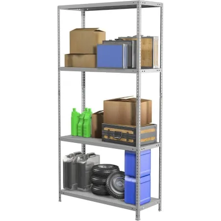 Стеллаж Практик MS Standart 200KD/100x40/4 пол.:4 разборная 2000x1000x400мм серый (S24099244402) Стеллаж Практик MS Standart 200KD/100x40/4 пол.:4 разборная 2000x1000x400мм серый (S24099244402)