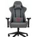 Кресло игровое Zombie Neo серый 3C1 с подголов. крестов. пластик черный