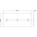 Столешница Cactus CS-TD2-LR для столов 120x60x1.8см дуб антик