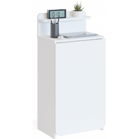 Стол для компьютера Сокол СП-19 складн. столешница ЛДСП белый каркас хром (00-00012723)