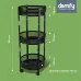 Этажерка Domfy DHC-FC30862 34.2x34.2x83.6см d=34.2см черный