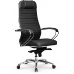 Кресло Метта Samurai KL-1.04 MPES черный сиденье черный экокожа с подголов. крестов. металл хром