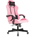 Кресло игровое Knight Terminator розовый Velvet 36 крестов. металл