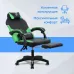 Кресло игровое Оклик Cooldown черный/зеленый сиденье черный/зеленый искусст.кожа/сетка с подголов. крестов. пластик подст.для ног пластик черный