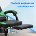 Кресло игровое Оклик Cooldown черный/зеленый сиденье черный/зеленый искусст.кожа/сетка с подголов. крестов. пластик подст.для ног пластик черный