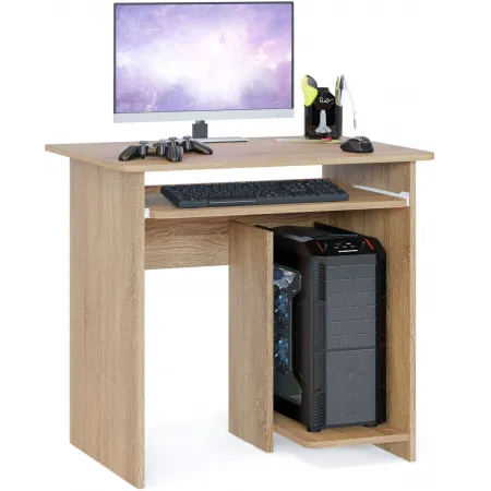 Стол для компьютера Сокол КСТ-21.1 столешница ЛДСП дуб сонома Стол для компьютера Сокол КСТ-21.1 столешница ЛДСП дуб сонома