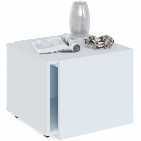 Стол журнальный Сокол СЖ-11 раздвиж. столешница ЛДСП белый (00-00013623)