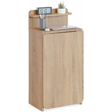 Стол для компьютера Сокол СП-19 складн. столешница ЛДСП дуб сонома каркас хром (00-00013783)