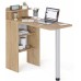 Стол для компьютера Сокол СП-19 складн. столешница ЛДСП дуб сонома каркас хром (00-00013783)