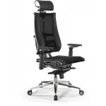 Кресло руководителя Метта Yoga 4DF B2-14D - YM93+Infinity черный сет./ткань/экокожа с подголов. крестов. алюминий хром (комплект 1шт) Кресло руководителя Метта Yoga 4DF B2-14D - YM93+Infinity черный сет./ткань/экокожа с подголов. крестов. алюминий хром (комплект 1шт)