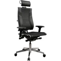 Кресло руководителя Метта Yoga 4DT B2-15D - YM93+Infinity+carbon черный сетка/кожа с подголов. крестов. алюминий хром (комплект 1шт) Кресло руководителя Метта Yoga 4DT B2-15D - YM93+Infinity+carbon черный сетка/кожа с подголов. крестов. алюминий хром (комплект 1шт)