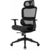 Кресло эргономичное Бюрократ 831 черный сетка с подголов. крестов. пластик