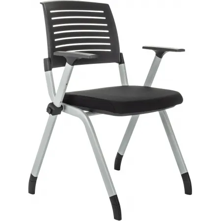 Стул Бюрократ X-Click черный на ножках металл серый Стул Бюрократ X-Click черный на ножках металл серый