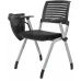 Стул Бюрократ X-Click-PP черный со столиком на ножках металл серый Стул Бюрократ X-Click-PP черный со столиком на ножках металл серый