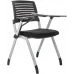 Стул Бюрократ X-Click-PP черный со столиком на ножках металл серый Стул Бюрократ X-Click-PP черный со столиком на ножках металл серый