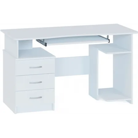 Стол для компьютера Сокол КСТ-08.1 столешница ЛДСП белый (00-00015041)