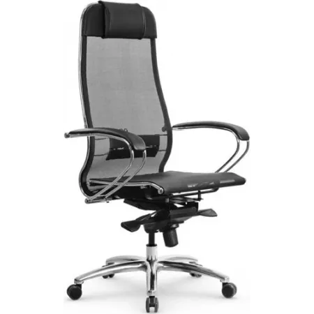 Кресло Метта T-1.04 Infinity Easy Clean сетка с подголов. крестов. металл хром (комплект 1шт)