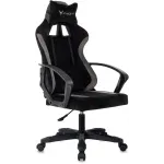 Кресло игровое Knight Optimum черный/серый крестов. пластик