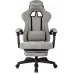 Кресло игровое Knight Lord/F серый Camby 82 крестов. пластик подст.для ног