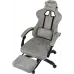 Кресло игровое Knight Lord/F серый Camby 82 крестов. пластик подст.для ног
