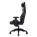 Кресло игровое Knight Titgame черный экокожа с подголов. крестов. пластик