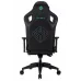 Кресло игровое Knight Titgame черный экокожа с подголов. крестов. пластик