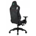 Кресло игровое Knight Titgame черный экокожа с подголов. крестов. пластик
