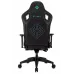 Кресло игровое Knight Titgame черный экокожа с подголов. крестов. пластик