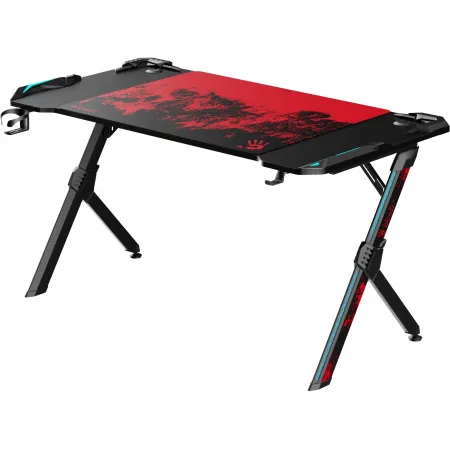 Стол игровой Bloody BD-TB201 столешница ЛДСП карбон каркас черный 140x75x75см