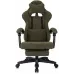 Кресло игровое Knight Lord/F хаки экомех крестов. пластик подст.для ног